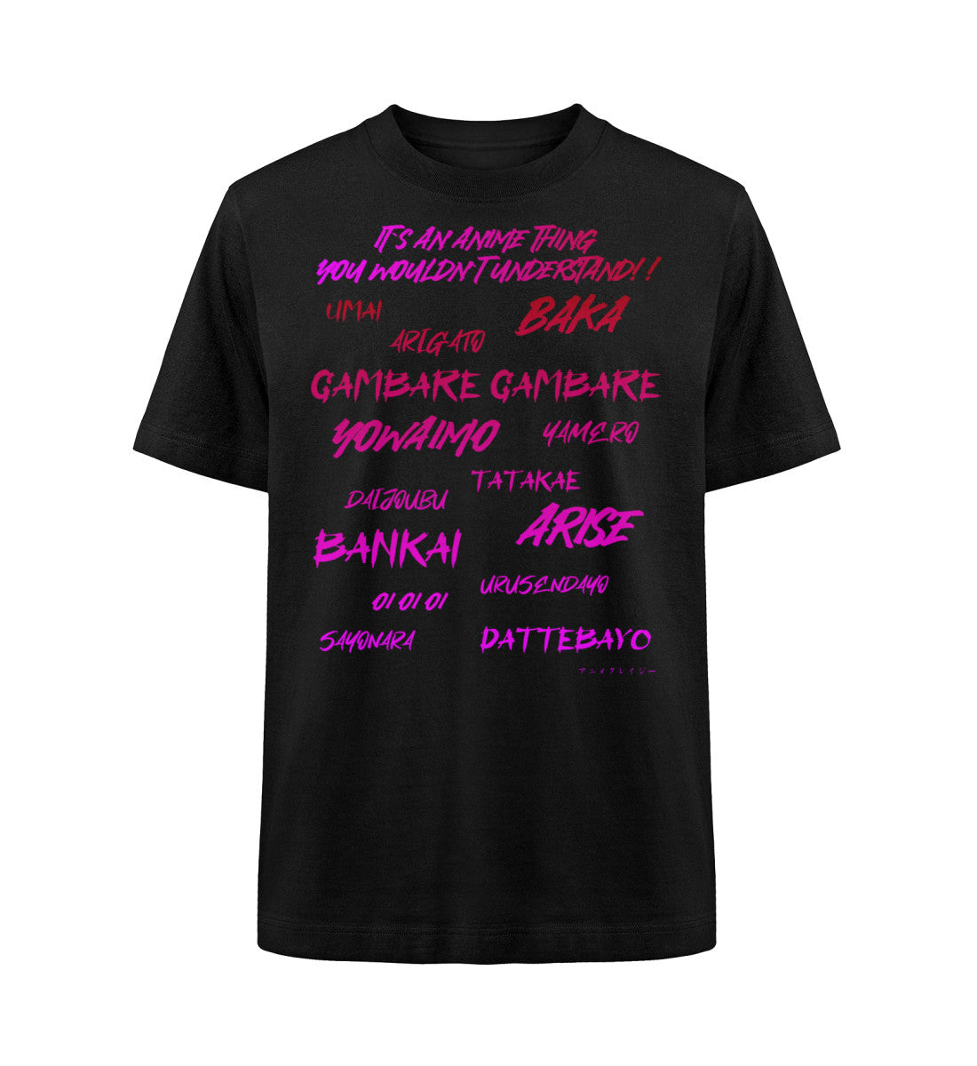 "It`s an Anime Thing" Organic Heavy Oversized T-Shirt