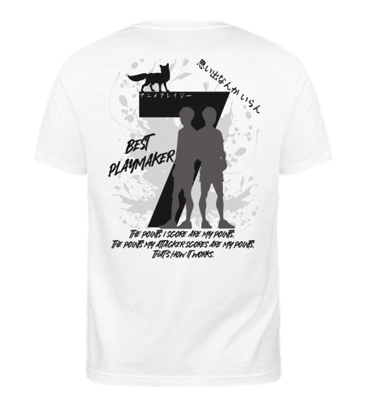 "Best Playmaker" Back Unisex Organic Shirt