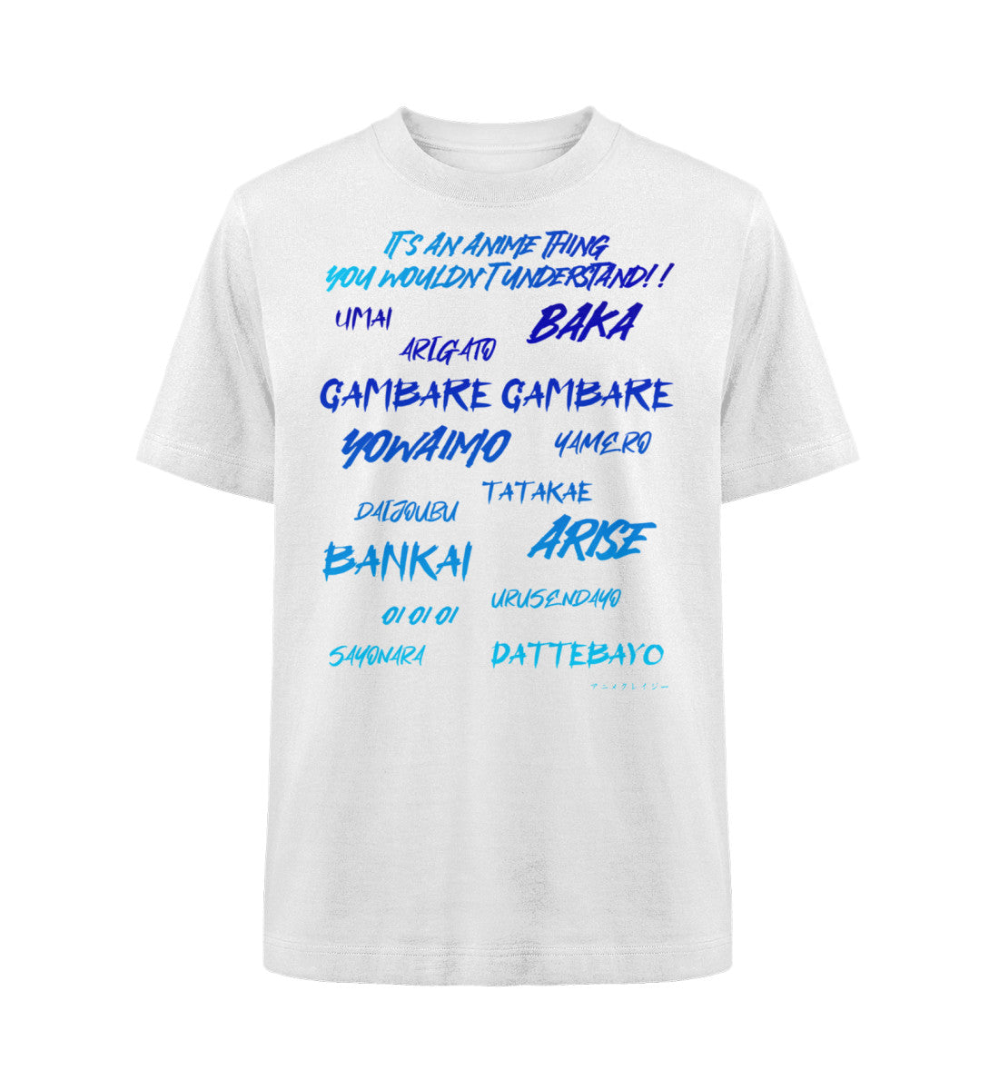 "It`s an Anime Thing" Organic Heavy Oversized T-Shirt