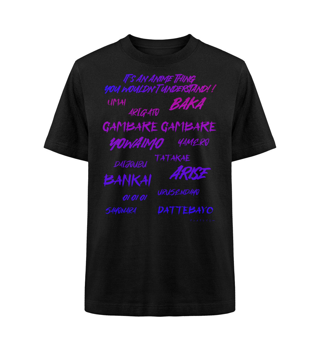 "It`s an Anime Thing" Organic Heavy Oversized T-Shirt