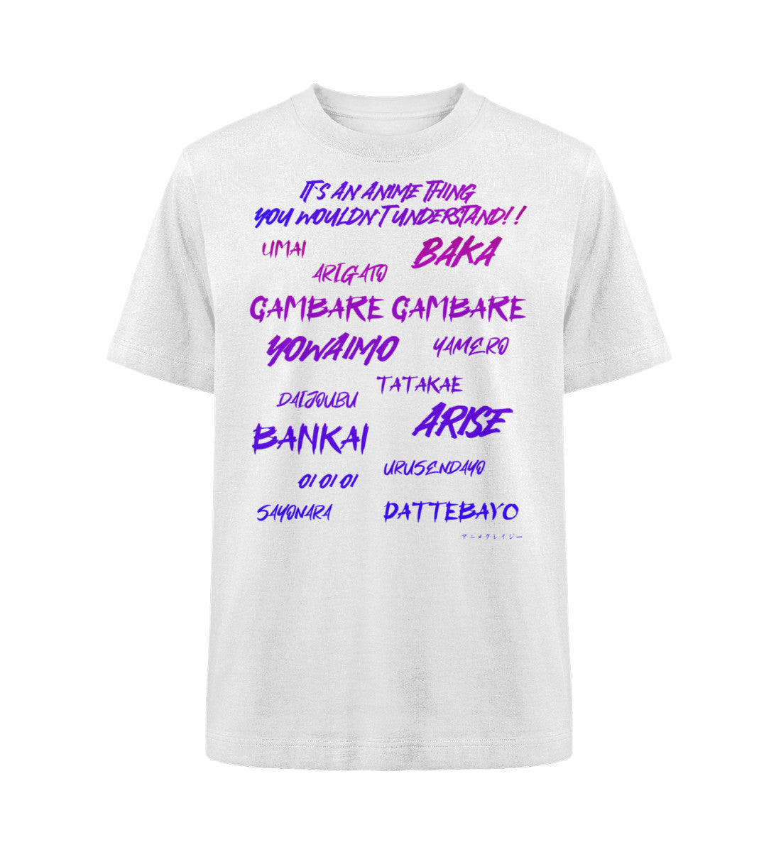 "It`s an Anime Thing" Organic Heavy Oversized T-Shirt