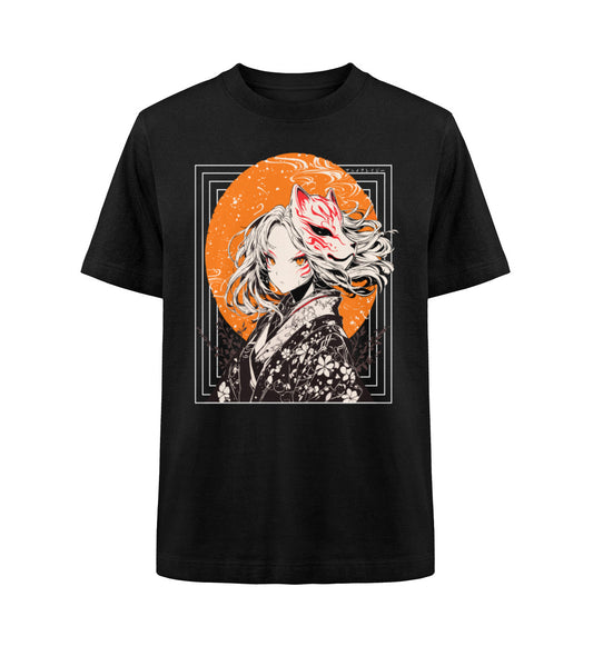 "Kitsune Dame" Organic Heavy Oversized T-Shirt