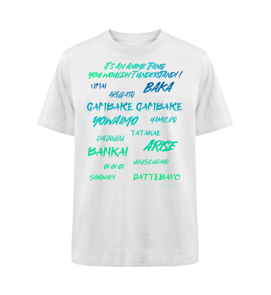 "It`s an Anime Thing" Organic Heavy Oversized T-Shirt