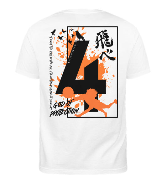 "God Of Protection" Back Unisex Organic Shirt