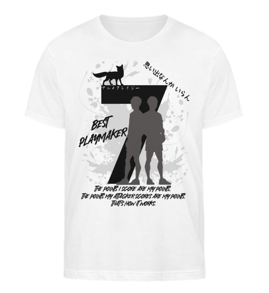 "Best Playmaker" Front Unisex Organic Shirt