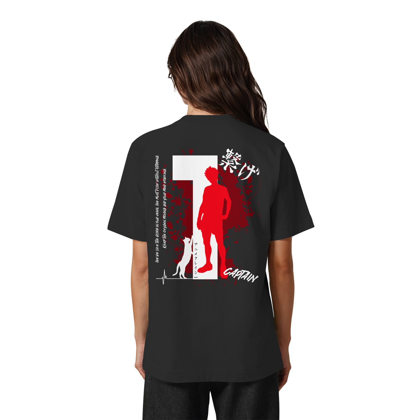 "Captain" Back Organic Heavy Oversized Shirt