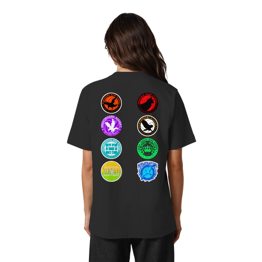 "Ascension Marks" Back Organic Heavy Oversized Shirt