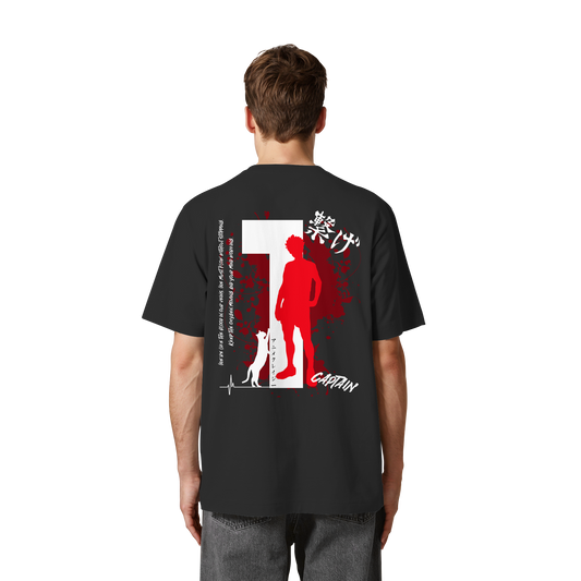 "Captain" Back Organic Heavy Oversized Shirt