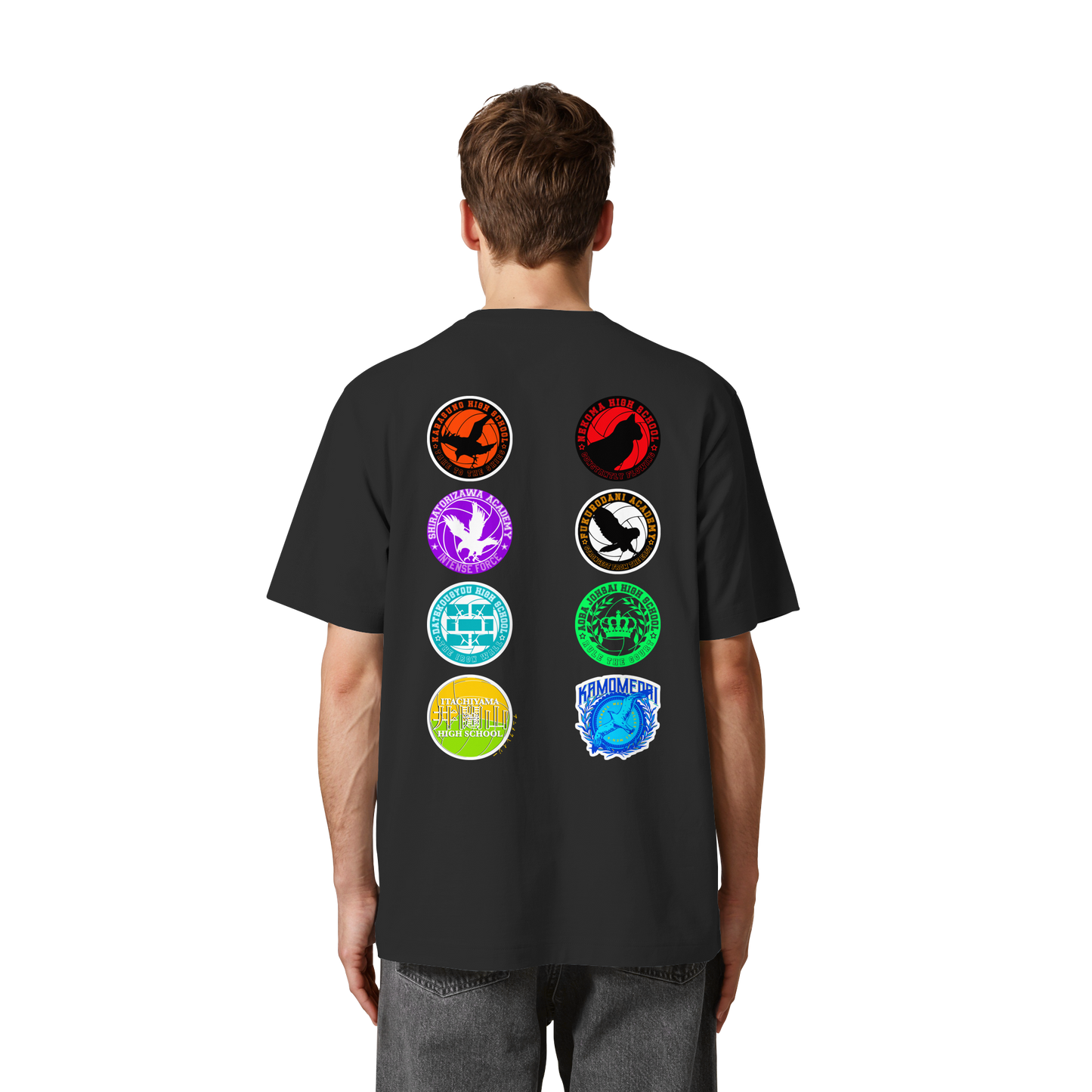 "Ascension Marks" Back Organic Heavy Oversized Shirt