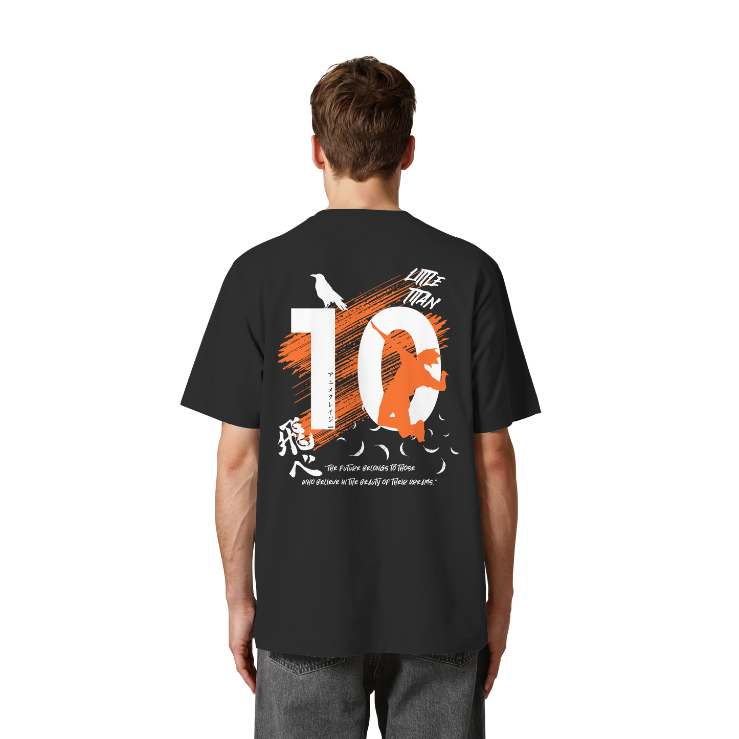 "Little Titan" Back Organic Heavy Oversized Shirt