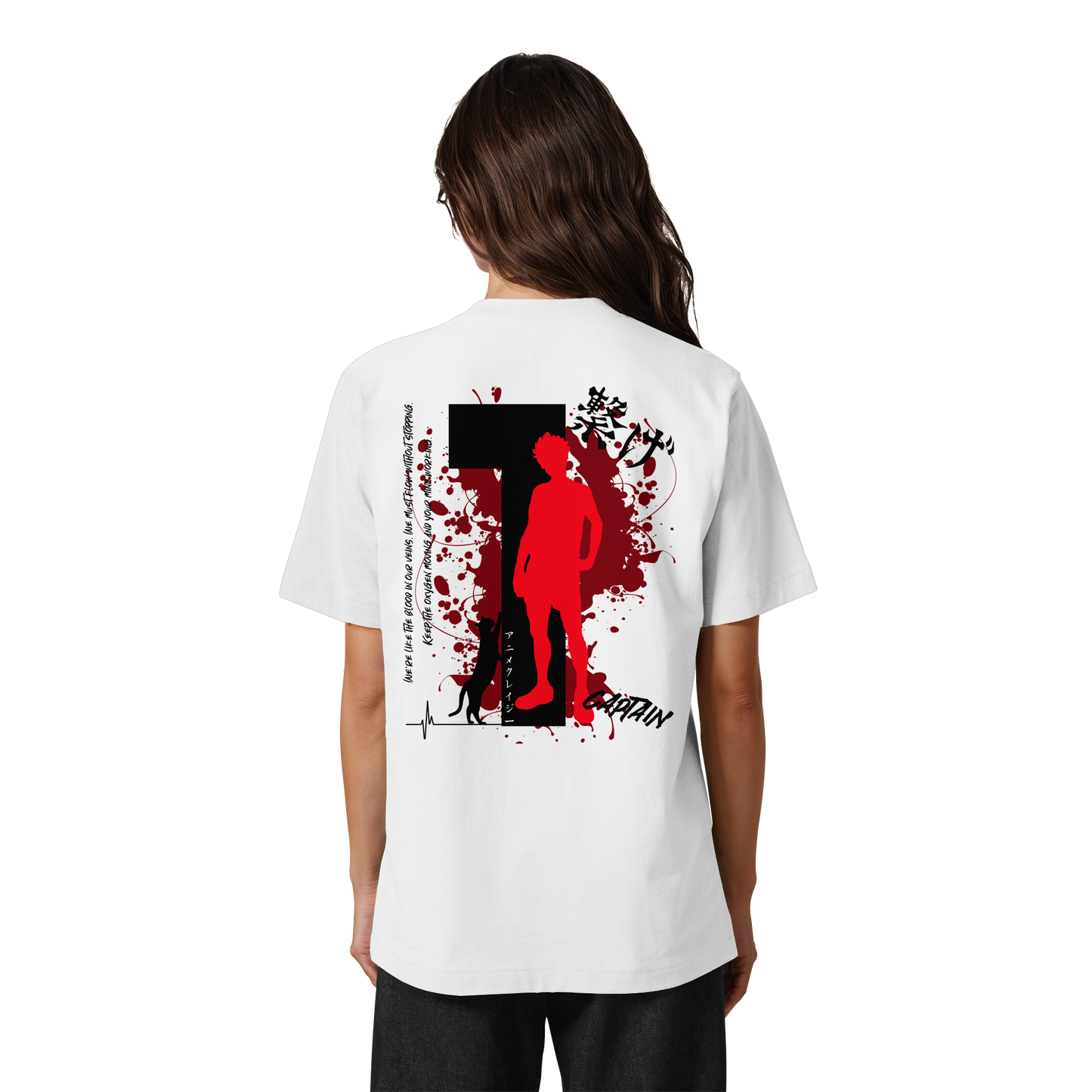 "Captain" Back Organic Heavy Oversized Shirt