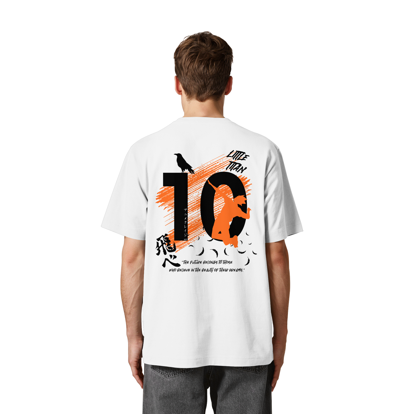 "Little Titan" Back Organic Heavy Oversized Shirt