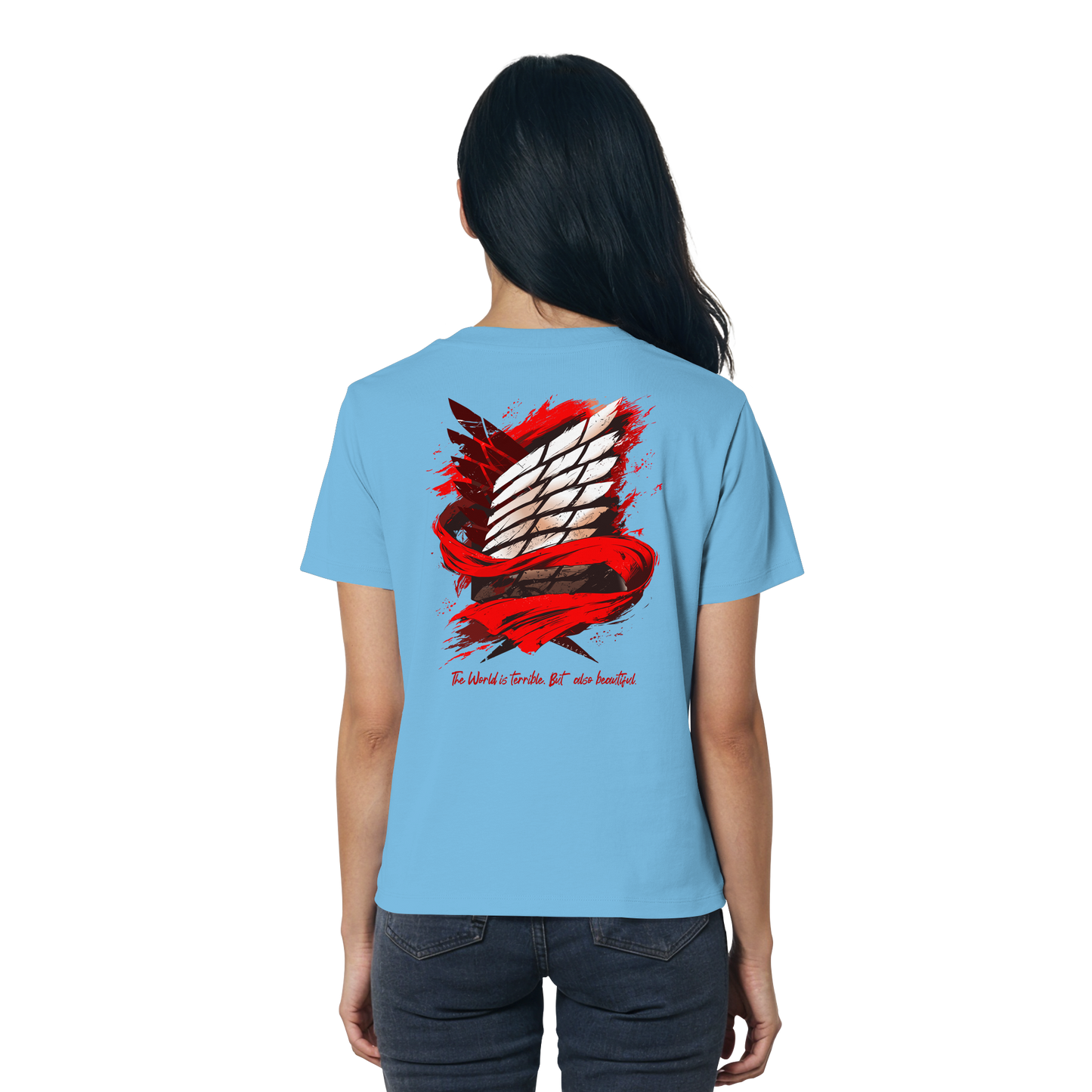 "Verbundenheit" Back Women Organic Shirt