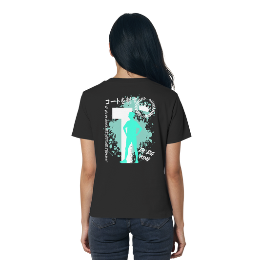 "The Big King" Back Black Women Organic Shirt