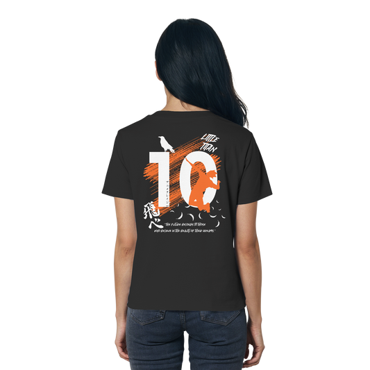 "Little Titan" Back Black Women Organic Shirt