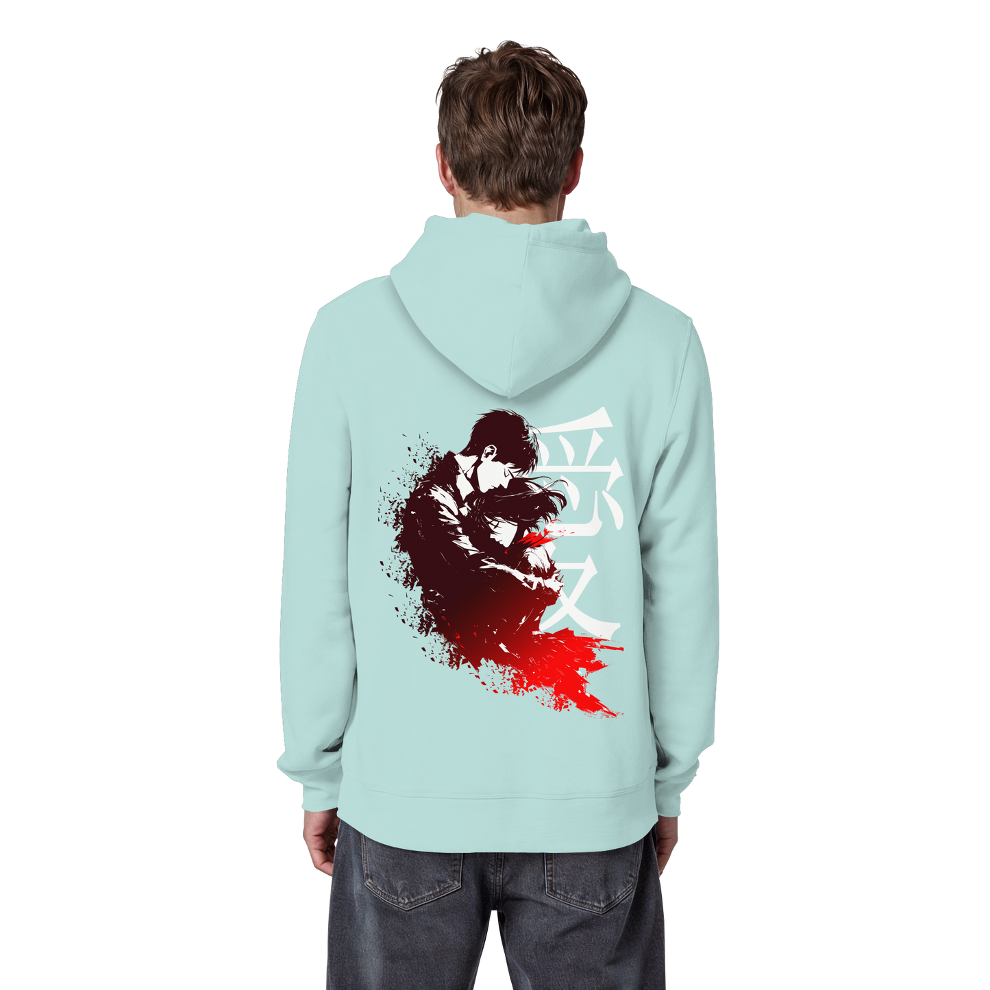 "Bound by Fate" Back Organic Classic Hoodie