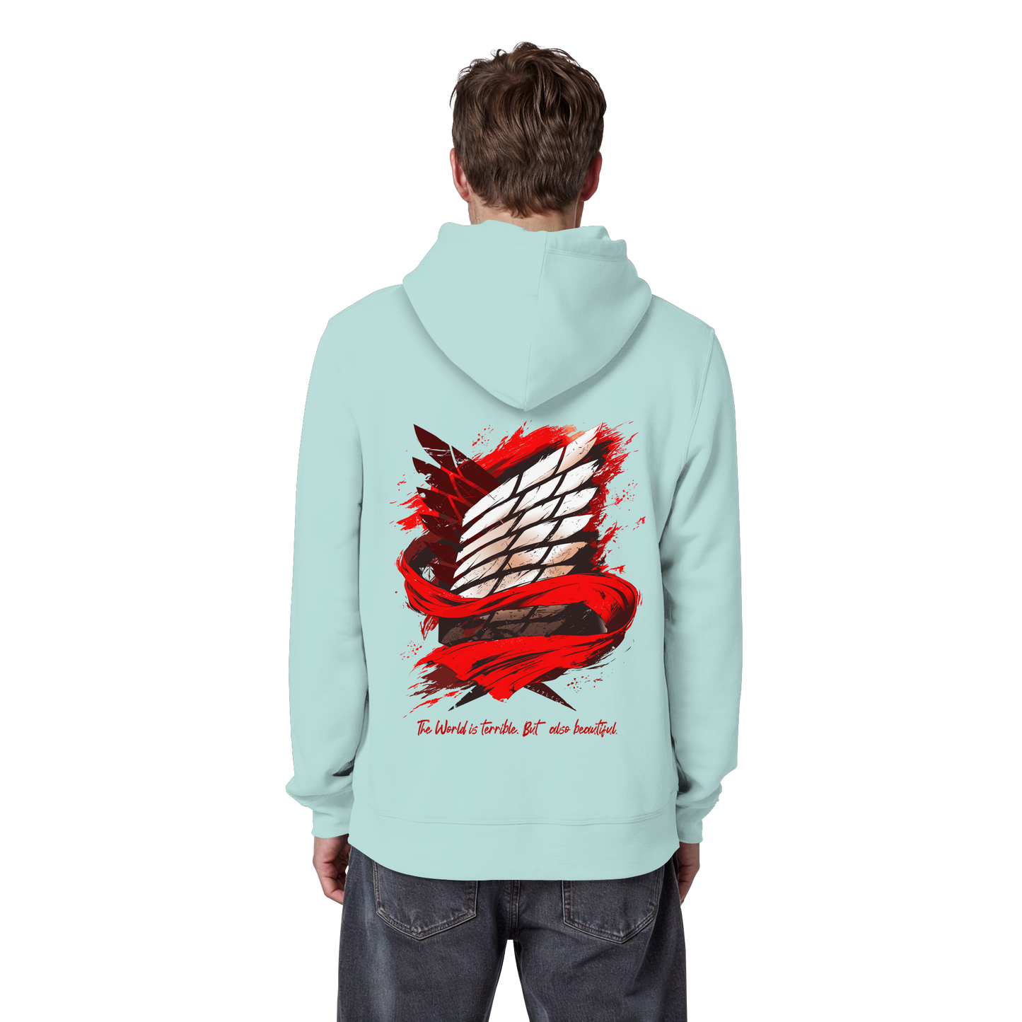 "Verbundenheit" Back Organic Classic Hoodie