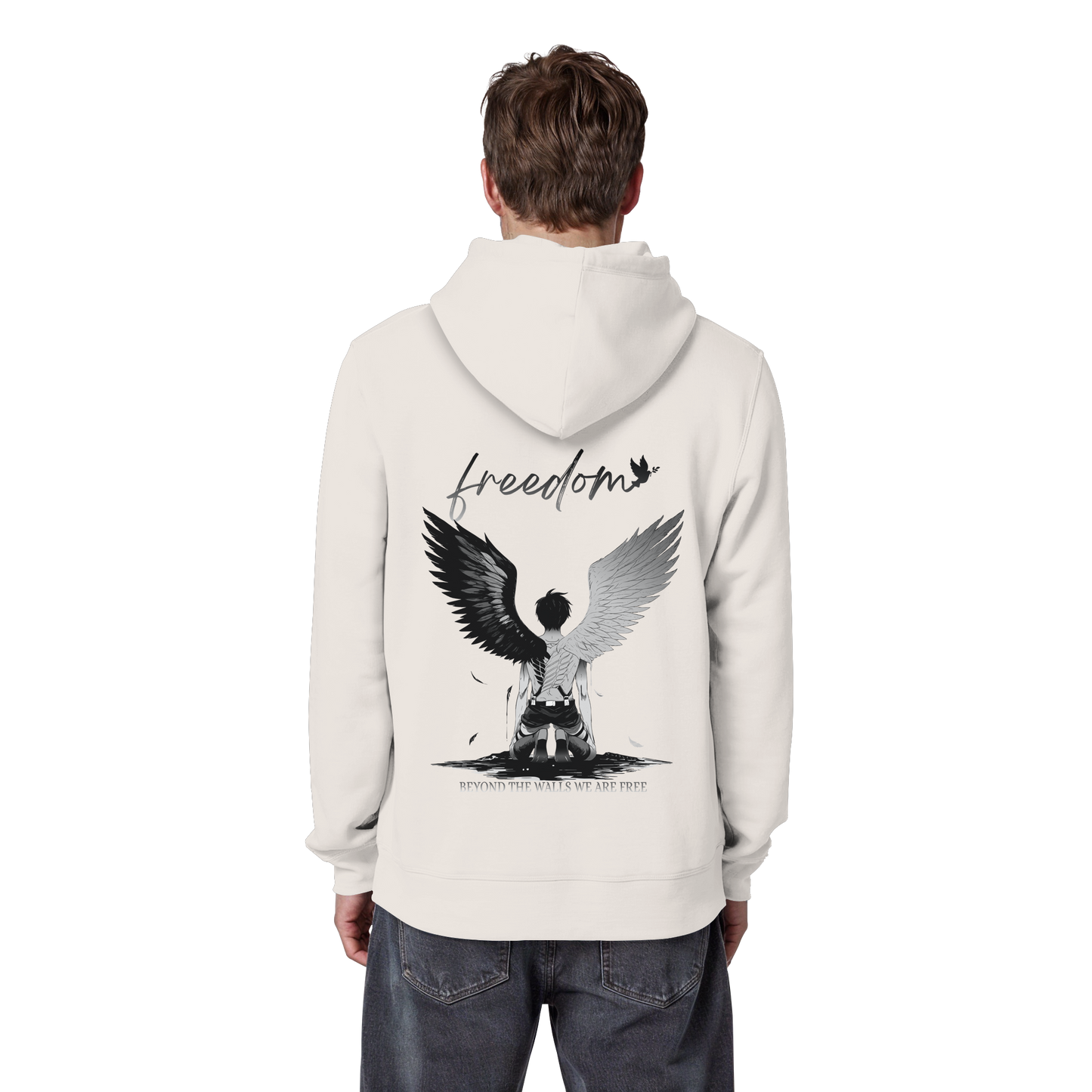 "Freedom" Back Organic Classic Hoodie