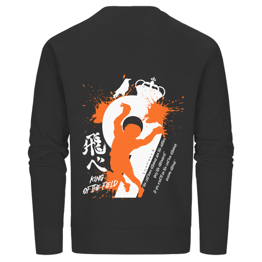 "King Of The Field 2.0" Back Organic Unisex Sweatshirt