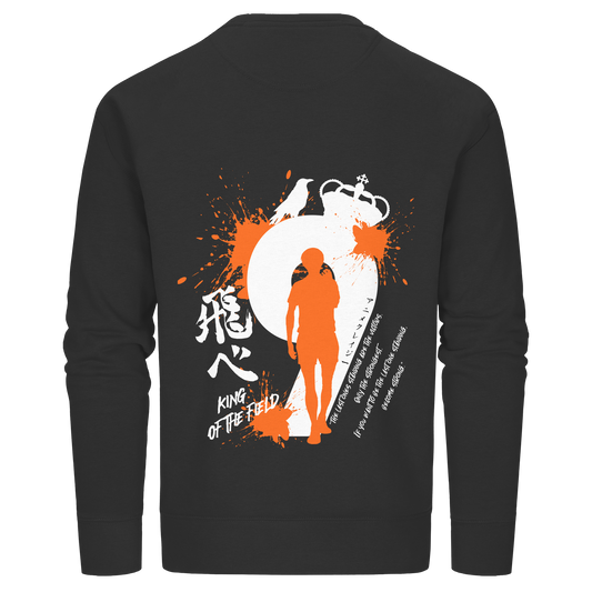"King Of The Field" Back Organic Unisex Sweatshirt