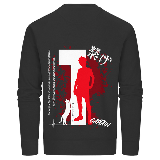 "Captain" Back Organic Unisex Sweatshirt
