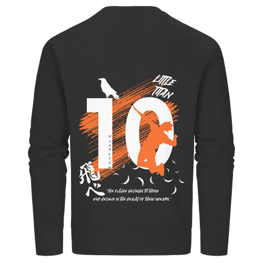 "Little Titan" Back Organic Unisex Sweatshirt