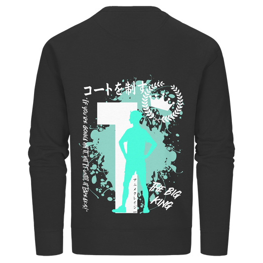 "The Big King" Back Organic Unisex Sweatshirt