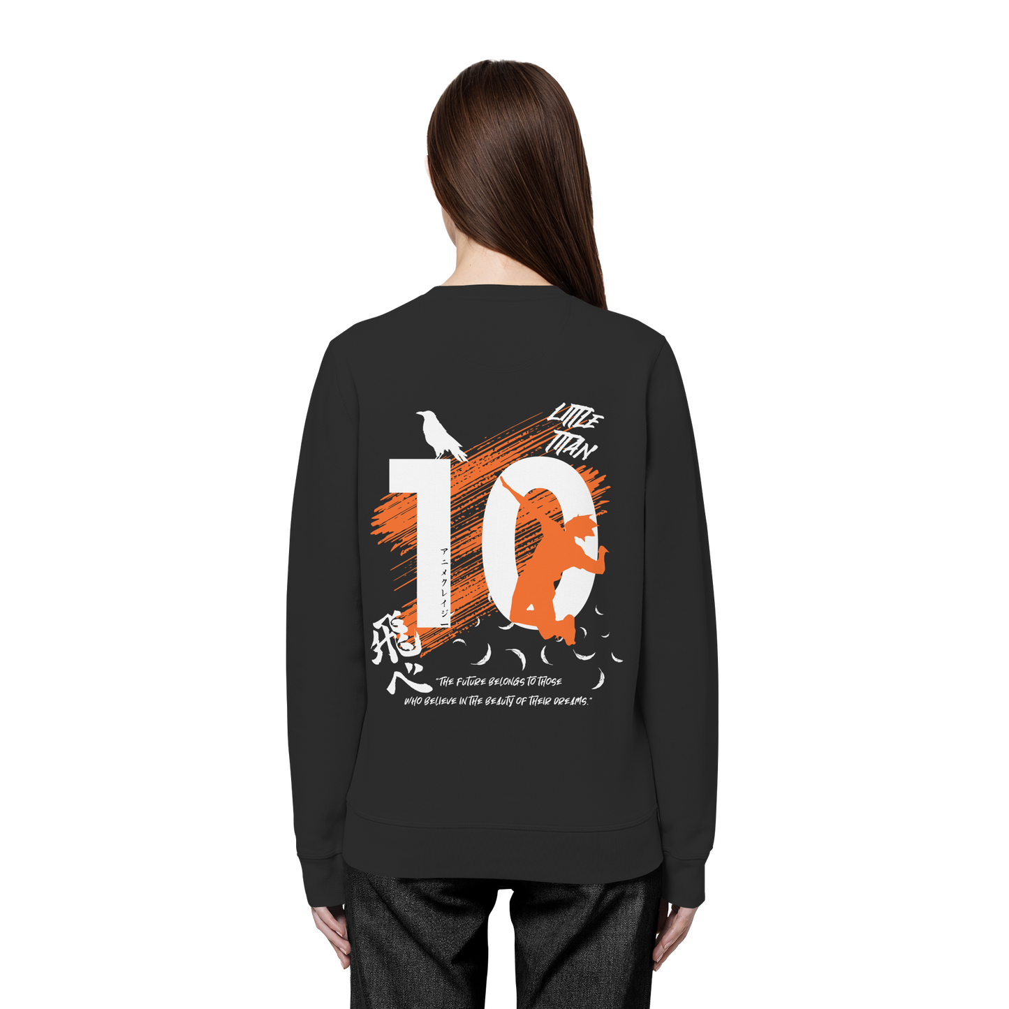 "Little Titan" Back Organic Unisex Sweatshirt