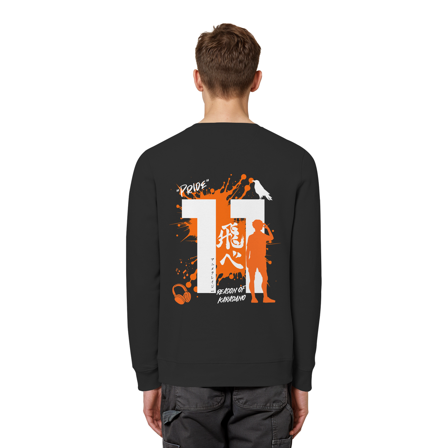 "Pride" Back Organic Unisex Sweatshirt
