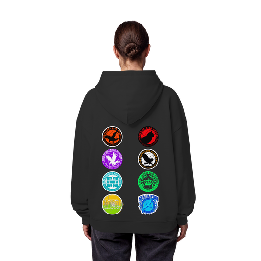 "Ascension Marks" Back Organic Oversize Hoodie