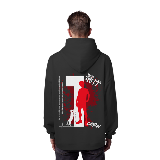 "Captain" Back Organic Oversize Hoodie