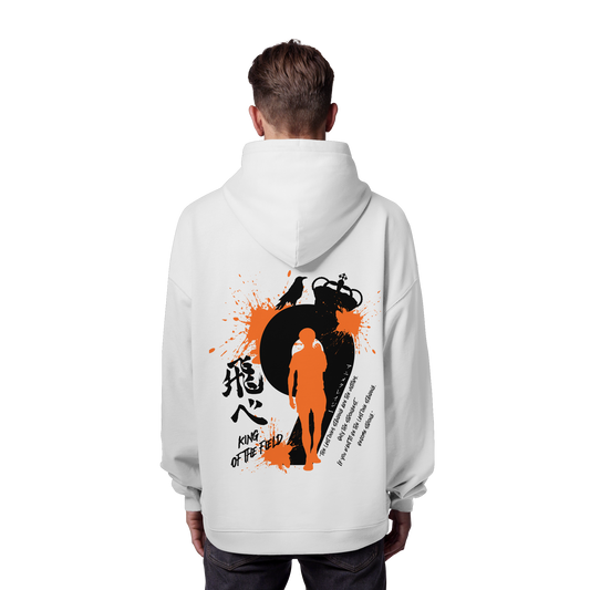 "King Of The Field" Back Organic Oversize Hoodie