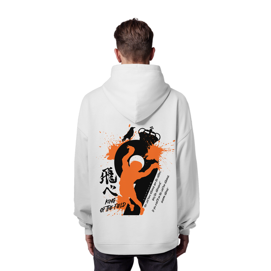 "King Of The Field 2.0" Back Organic Oversize Hoodie