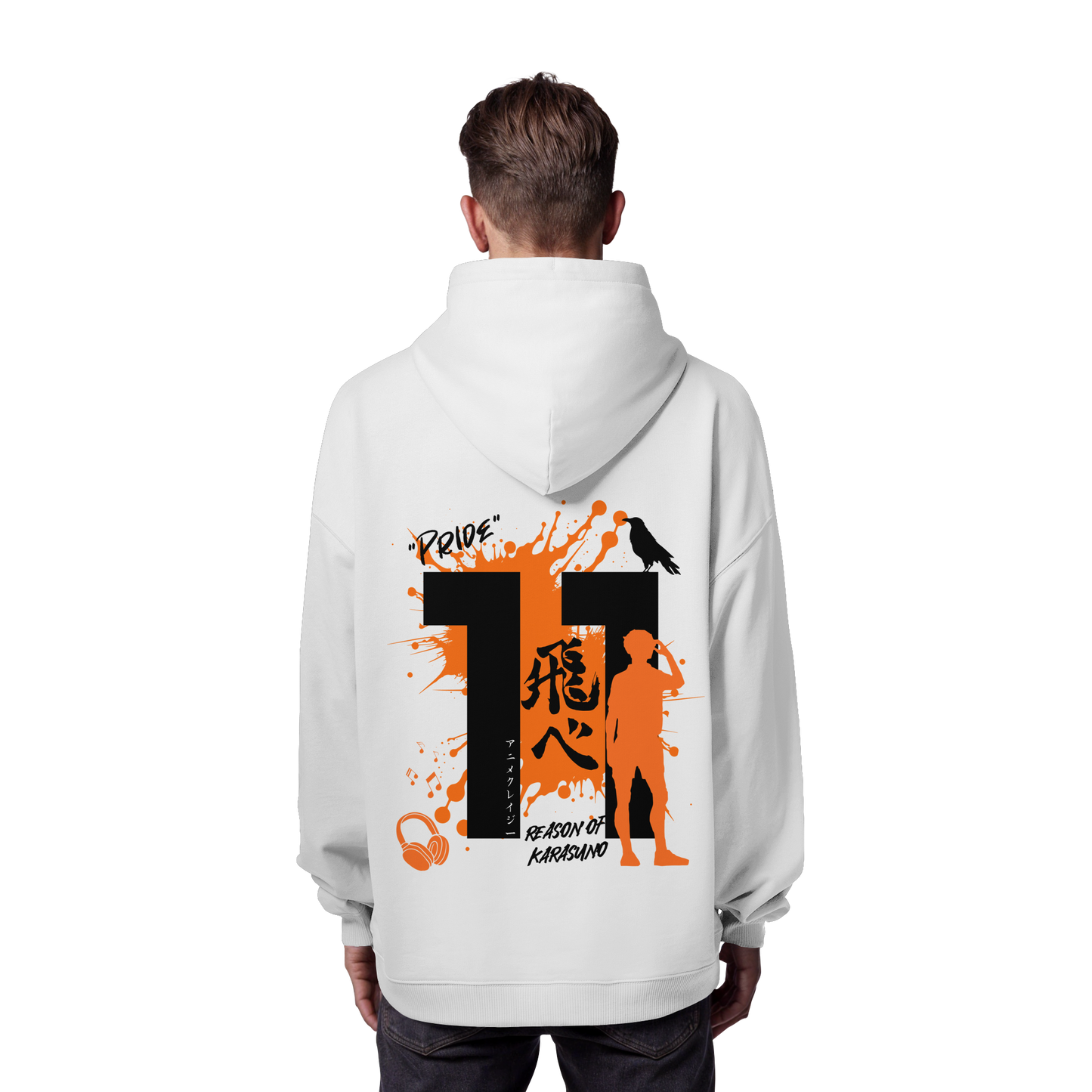 "Pride" Back Organic Oversize Hoodie