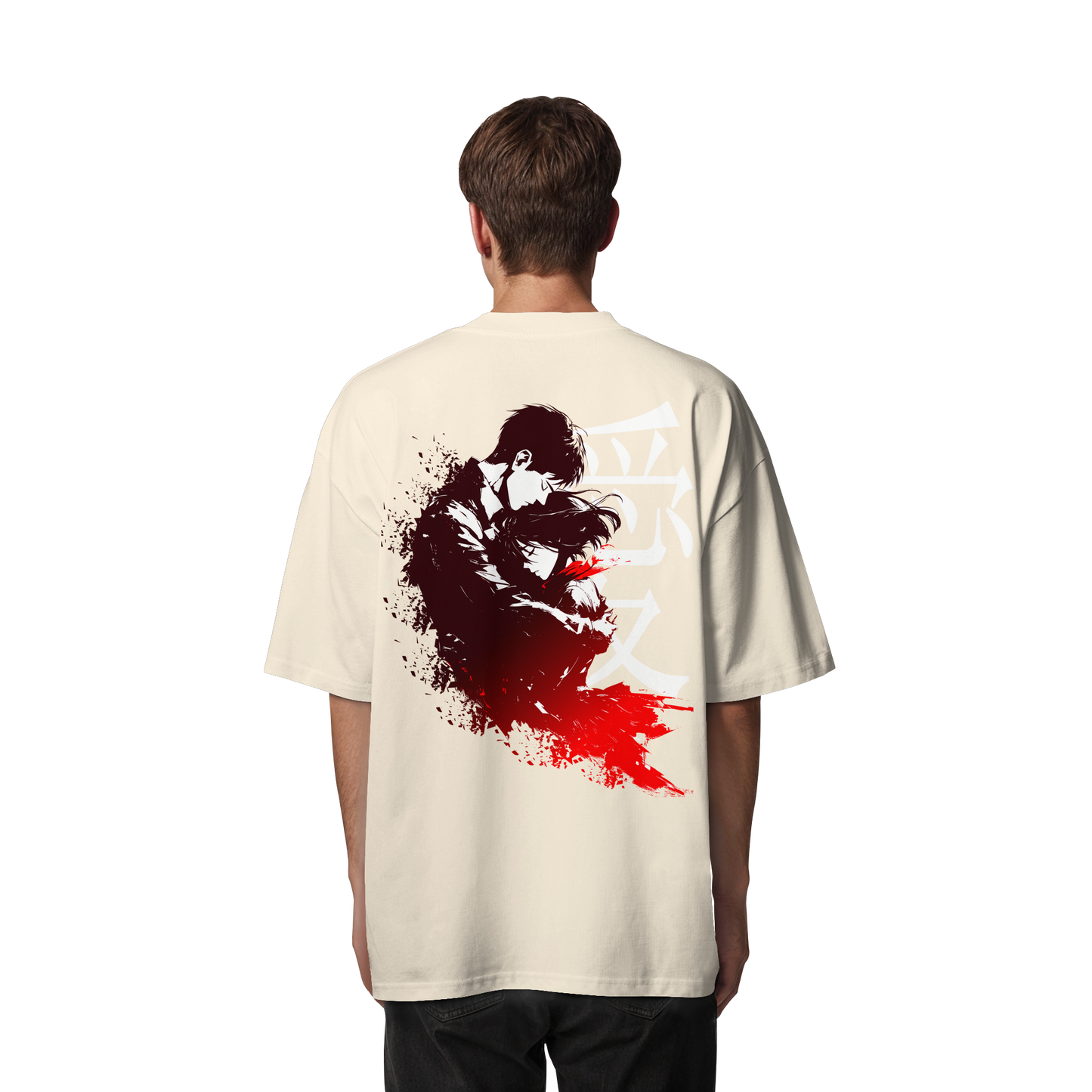 "Bound by Fate" Back Organic Oversized Shirt
