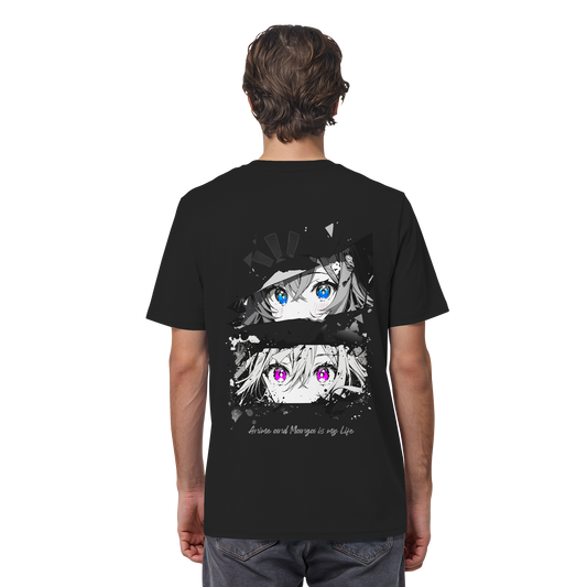 "Anime Eyes" Back Regular Organic Shirt