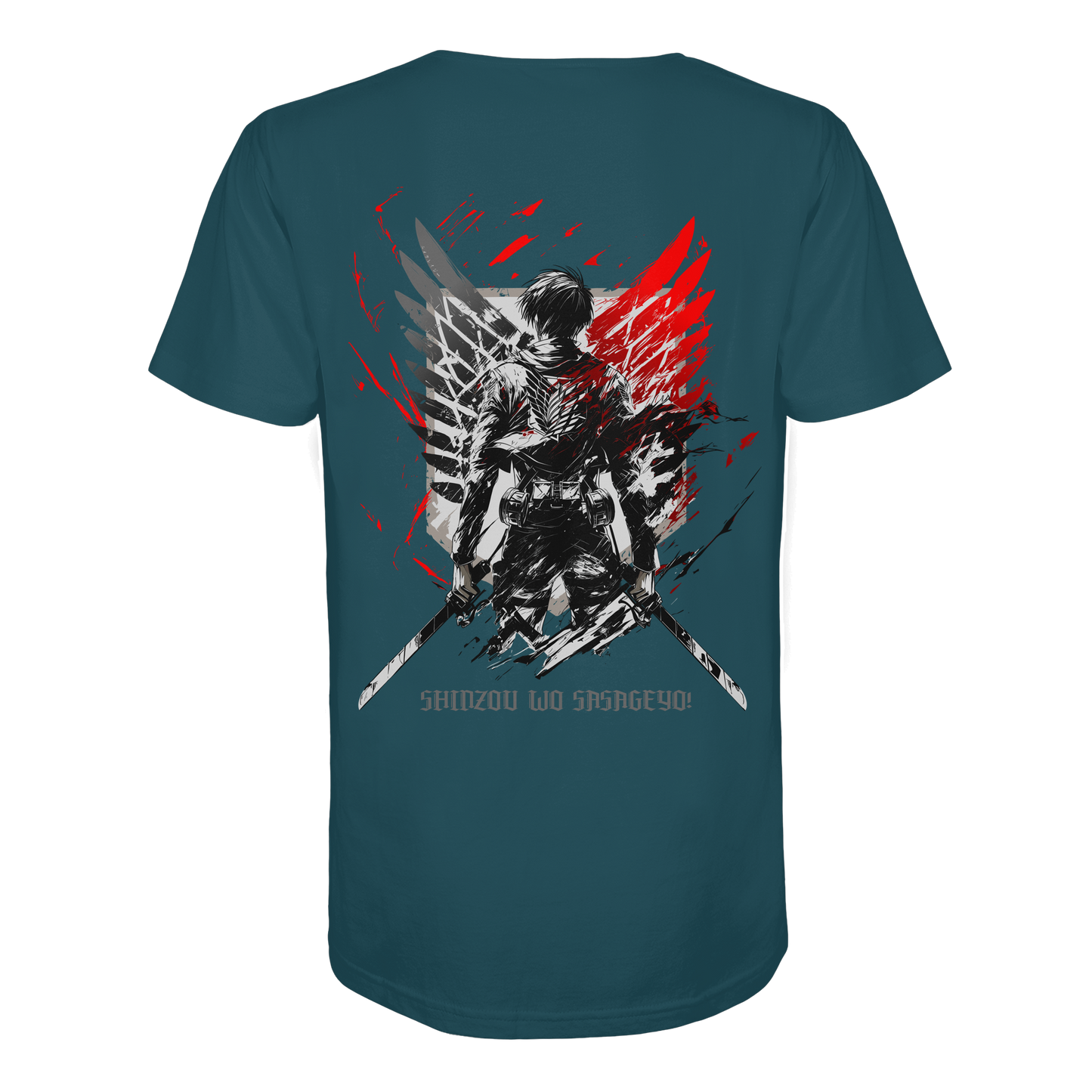 "Wings of Resolve" Back Organic Regular Shirt