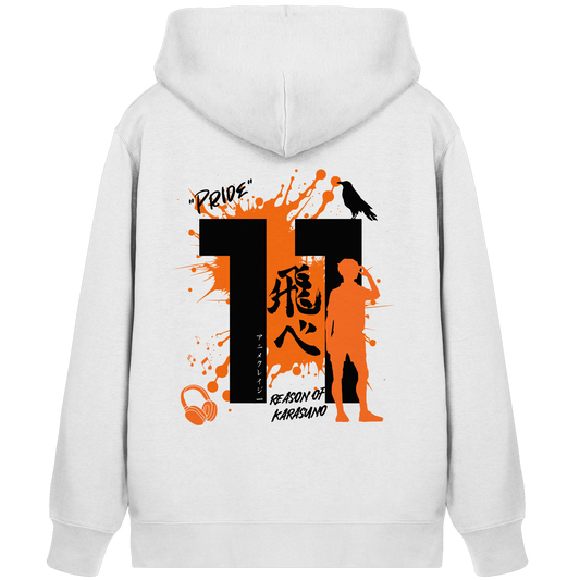"Pride" White Organic Zipper
