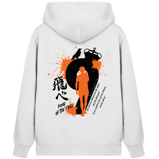 "King Of The Field" White Organic Zipper