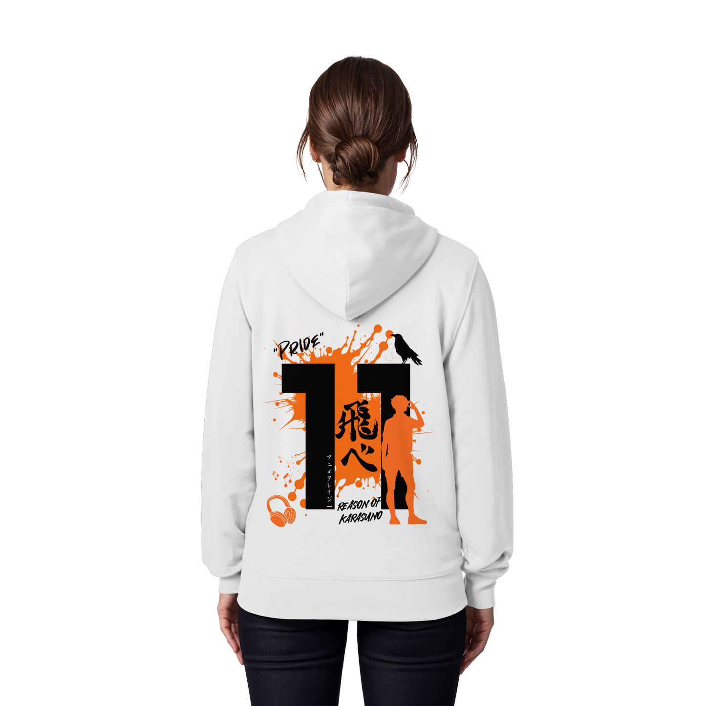 "Pride" White Organic Zipper