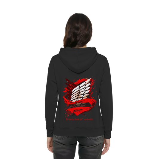 "Verbundenheit" Back Women Organic Hoodie