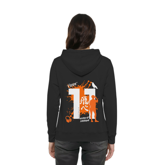 "Pride" Back Black Women Organic Hoodie