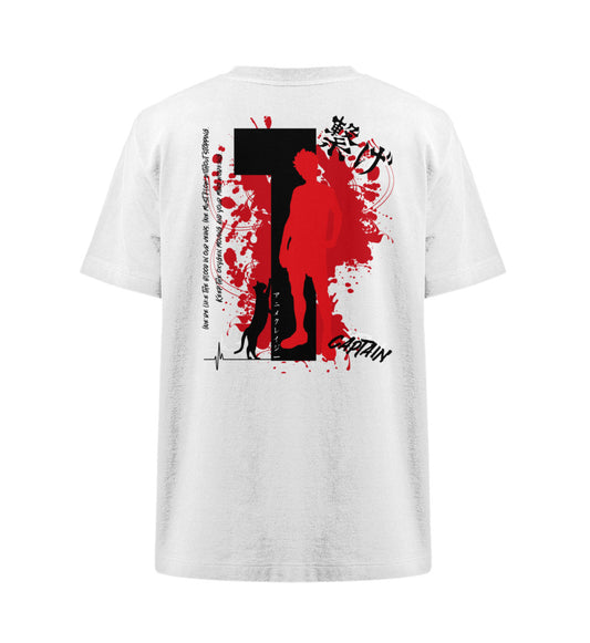 "Captain" Back Organic Heavy Oversized T-Shirt