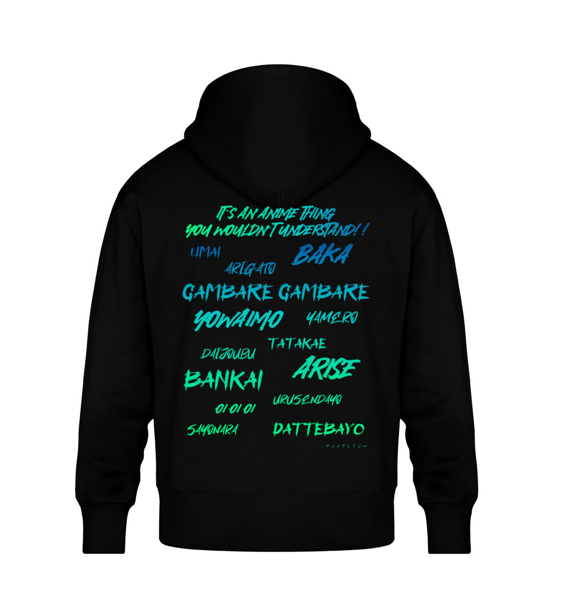 "It`s an Anime Thing" Organic Oversized Hoodie