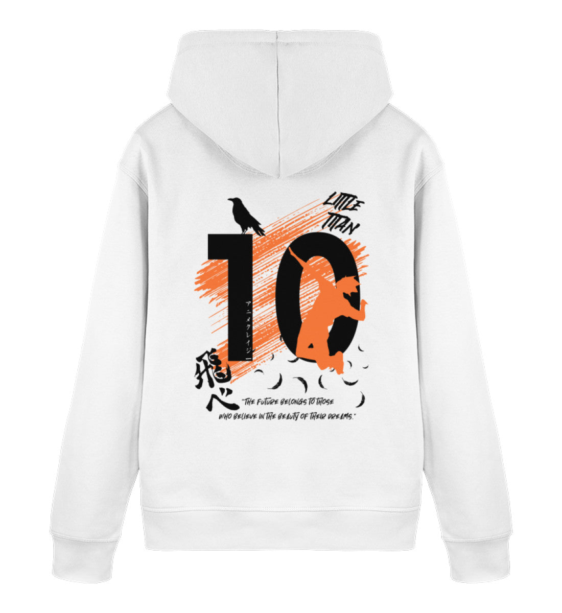 "Little Titan" Back Unisex Organic Hoodie