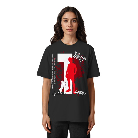 "Captain" Front Organic Heavy Oversized Shirt