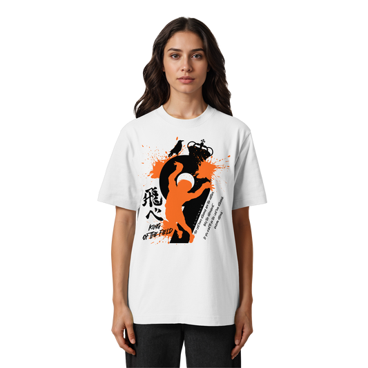 "King Of The Field 2.0" Front Organic Heavy Oversized Shirt