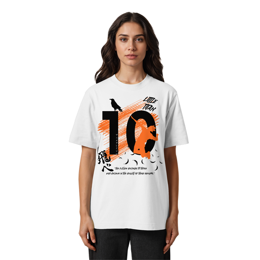 "Little Titan" Front Organic Heavy Oversized Shirt