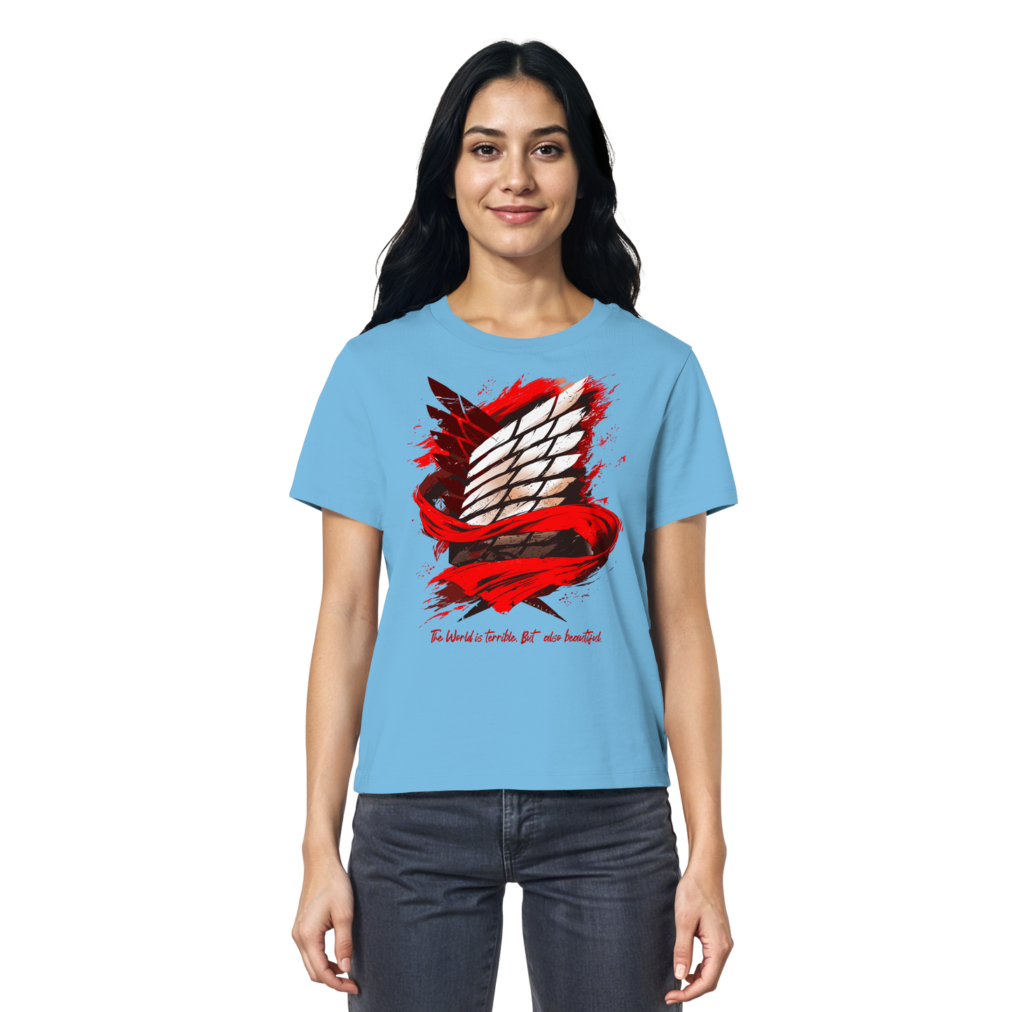 "Verbundenheit" Front Women Organic Shirt
