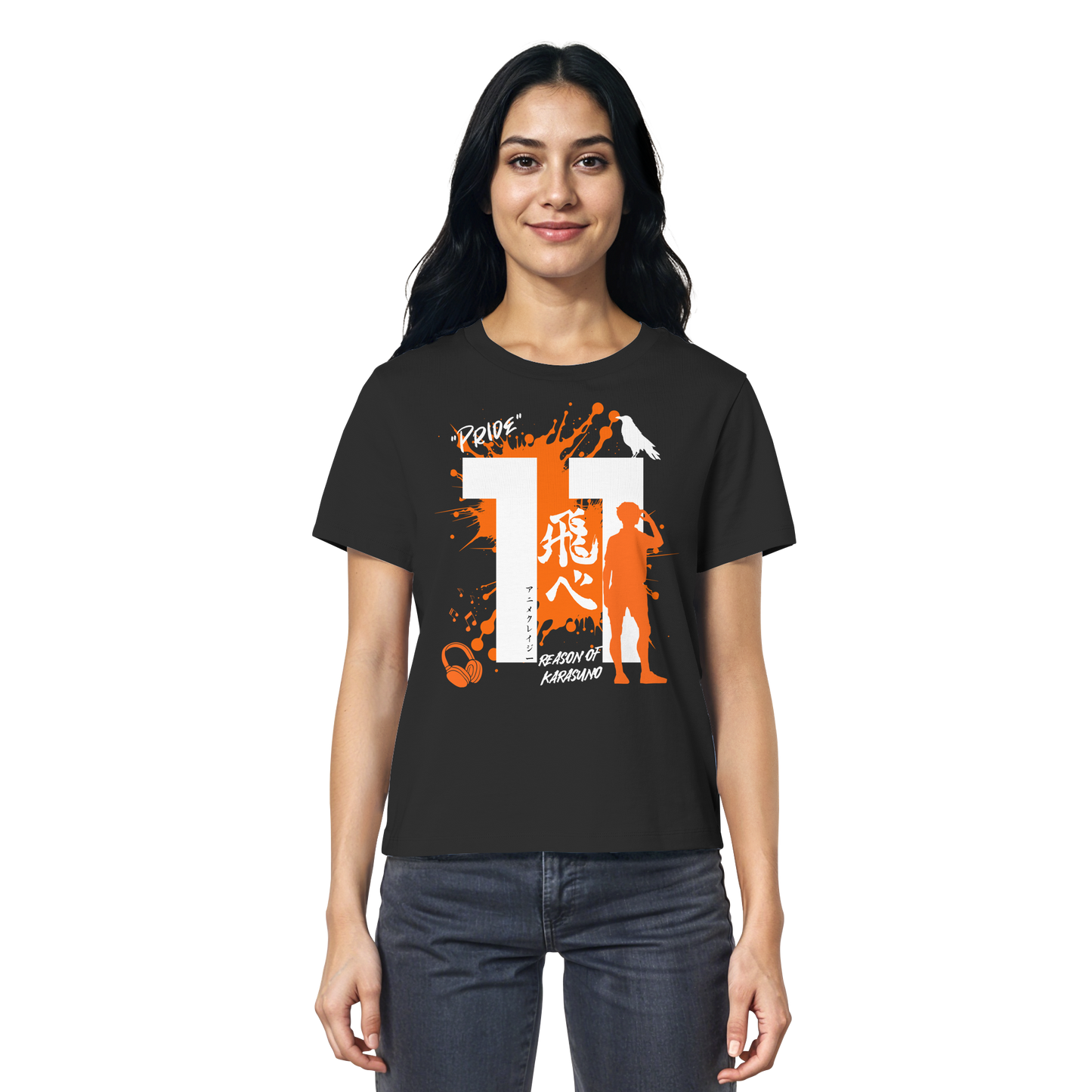 "Pride" Front Black Women Organic Shirt